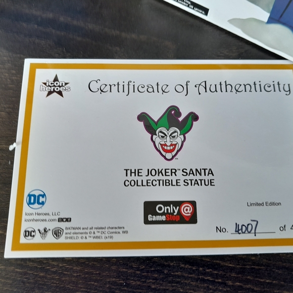 Toys The Joker Santa Claus Collectible Statue Dc Batman The Animated